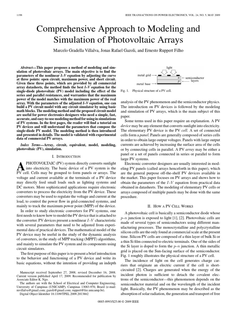 24-Comprehensive Approach To Modelling and Simulation of Photovoltaic ...
