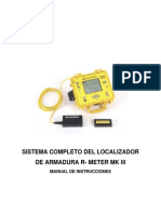 Localizador de Armadura R Meter MK III - Spanish - 20080904 PDF