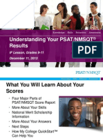 Understanding Your Psat Scores