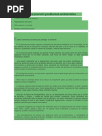 Acciones Para Prevenir Problemas Ambientales