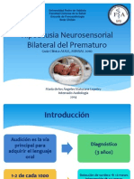 Guía clínica AUGE para detección e intervención temprana de hipoacusia neurosensorial bilateral en prematuros