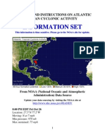 Taskings and Instructions on Atlantic Ocean Cyclonic Activity