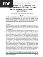 A Combined Novel Approch For Image Compression Using Vector Quantization and Wavelet Transform