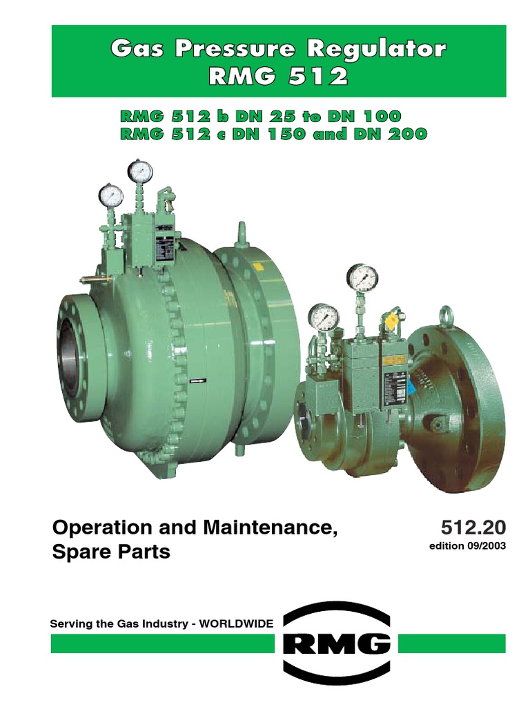 RMG 512 Gas Regulator Maintenance Guide | PDF | Home & Garden ...
