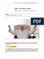 D - 25 A 3 MAR - Pope Resigns