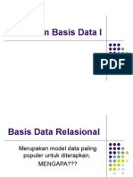 Sistem Basis Data I