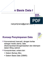 Sistem Basis Data I