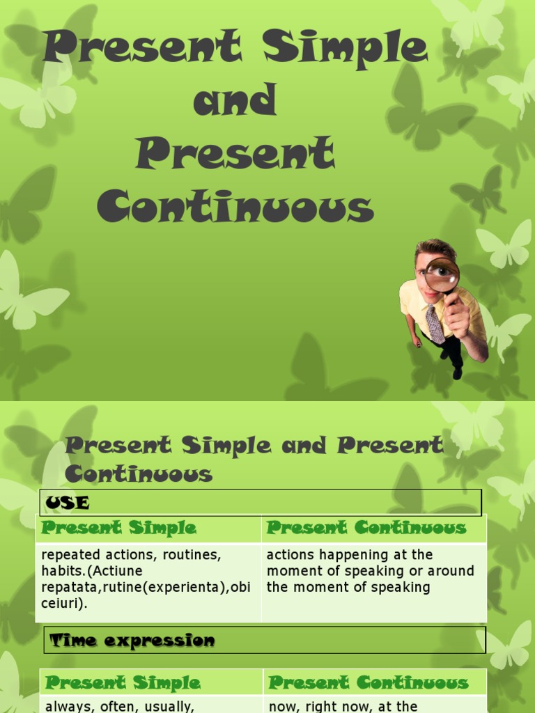 Present Simple vs Continuous Overview | PDF | Rules | Language Mechanics