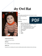 Baby Owl Hat