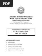 Download JIPMER PG MDMS Entrance APRIL 2010 Session PROSPECTUS by DrSagindar SN22702755 doc pdf