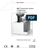 Manual de Operación IKA C2000 English PDF