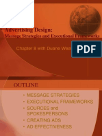 Advertising Design-Message - Executional Frameworks - CHP 8