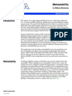 Metastability: in Altera Devices