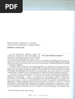Democracia, Agência e Estado Odonnel Luis Fernando Ayerbe