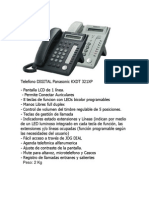 Telefono DIGITAL Panasonic