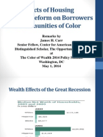 The Impacts of Housing Finance Reform on Borrowers and Communities of Color