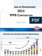 Programa de Inversiones YPFB