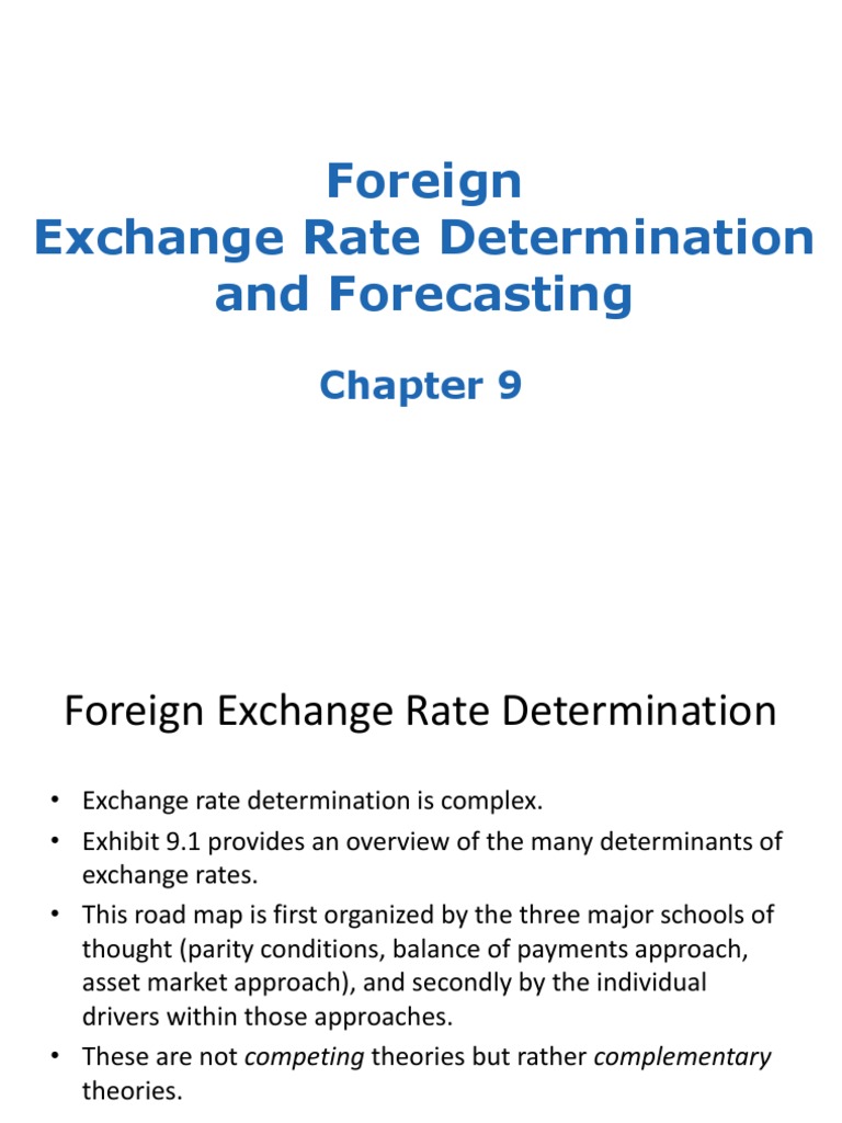 Exchange Rate Determination Theories | PDF | 1997 Asian Financial ...