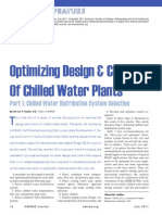 Optimizing Design & Control of Chilled Water Plants