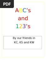 Kindergarten Abcs