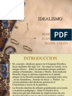 Idealism o