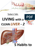 3 Living With A Clean Liver 2 - Five Habits To Make
