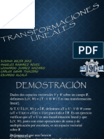 Transformaciones Lineales