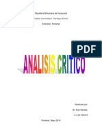 Analisis Critico