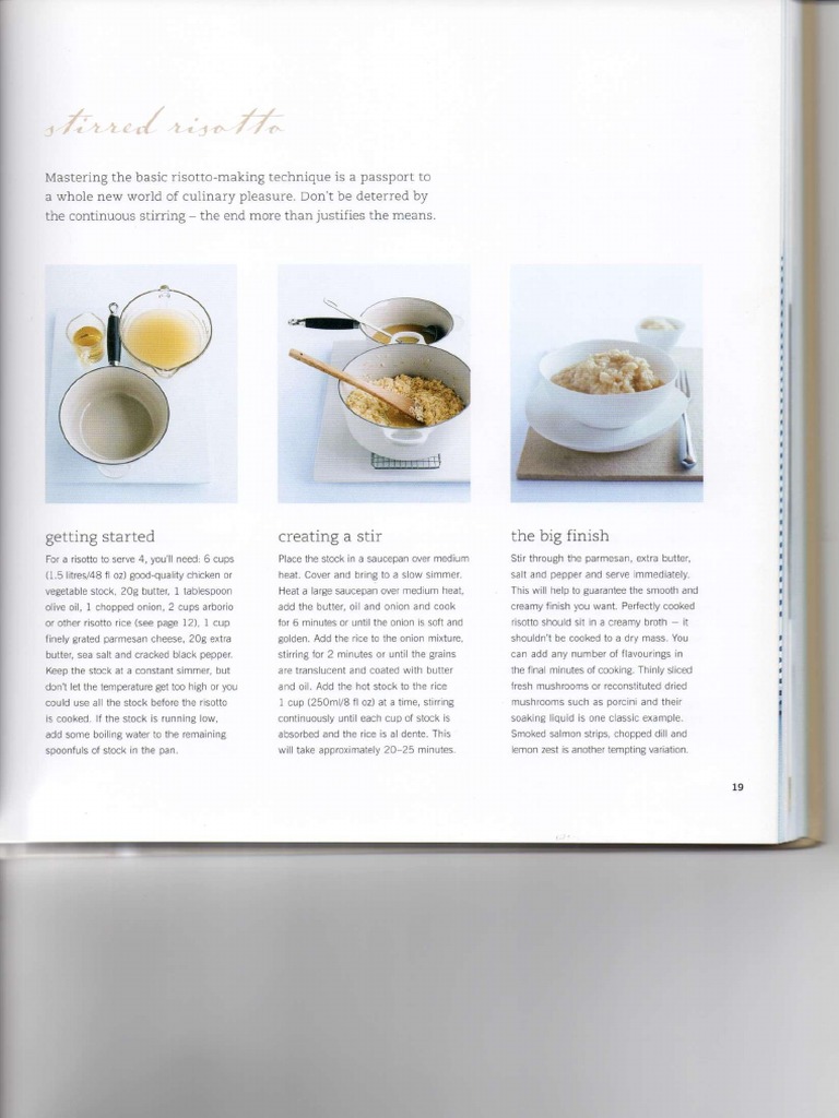 Classic Risotto Recipe Guide | PDF