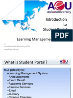 1) Introduction To Student Portal & Lms