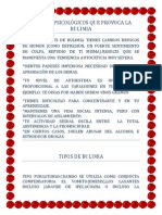 Cambios Psicológicos Que Provoca La Bulimia