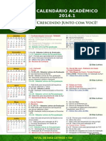 Calendario Academico 2014 FVJ