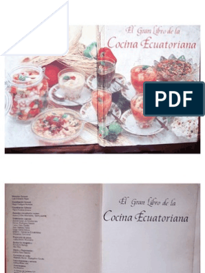 Introducir 96+ imagen descargar libro de recetas de cocina ecuatoriana gratis pdf