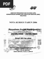 Download NOTA KURSUS TAHUN 2006 - Penyeliaan Projek Pembinaan - 22-08-2006 to 24-08-2006 by AlwiCheIsmail SN227130541 doc pdf