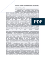 Las Normas Constitucionales Sobre El Medio Ambeinte en El Peru