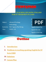 Problems in Teaching Speaking English