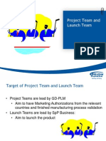 Project Team and Launch Team