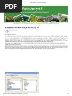 Patch Analyst 5 - ArcGIS 9
