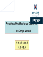 反向流式熱交換器效率推導
 (NTU-Method for Counter-Flow Heat Exchanger)