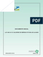 Documento Inicial: Lat 400 KV CC Valverde de Mérida-Futura Se Alange