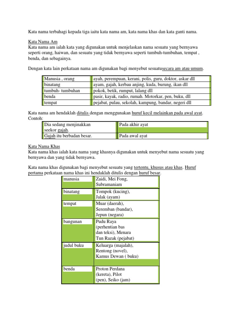 Kata Nama  PDF