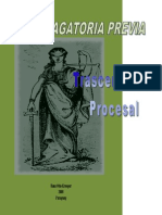 La Indagatoria Previa - Trascendencia Procesal