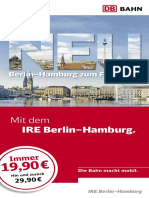 DB IRE Berlin Hamburg Flyer