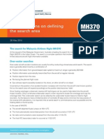 Flight MH370: Considerations On Defining The Search Area (Australian Transport Safety Bureau Publication)