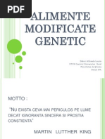 Alimente Modificate Genetic