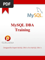 MySQL DBA Syllabus