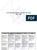 Calendario Sectorial 2009 2010