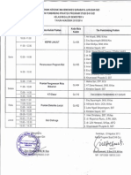 Jadwal Praktek Sem V