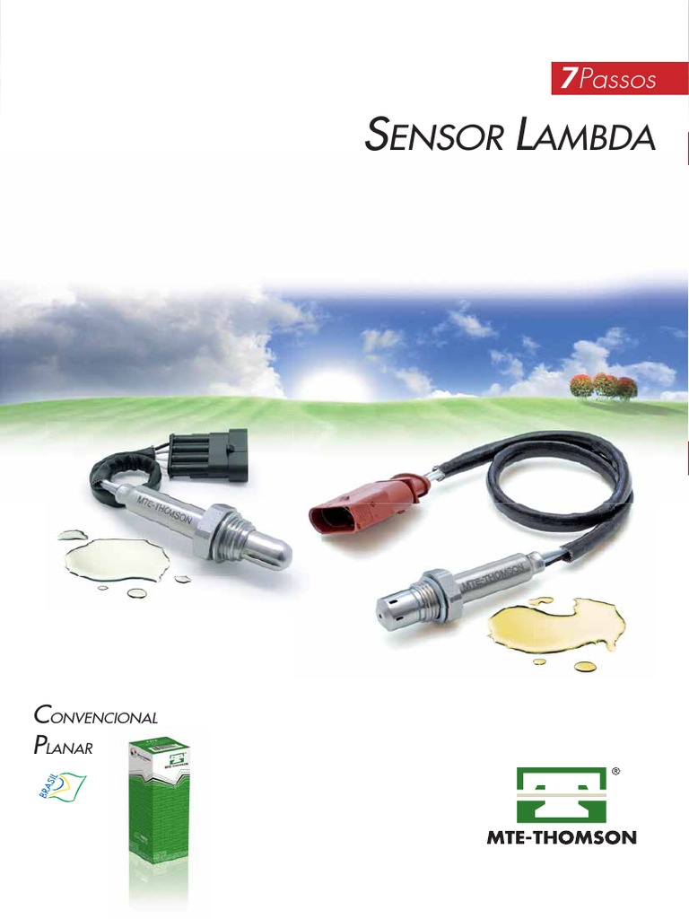 Manual Sensor Lambda 7 Passos PDF | PDF | Resistência elétrica e ...