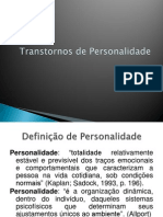 Transtornos de Personalidade